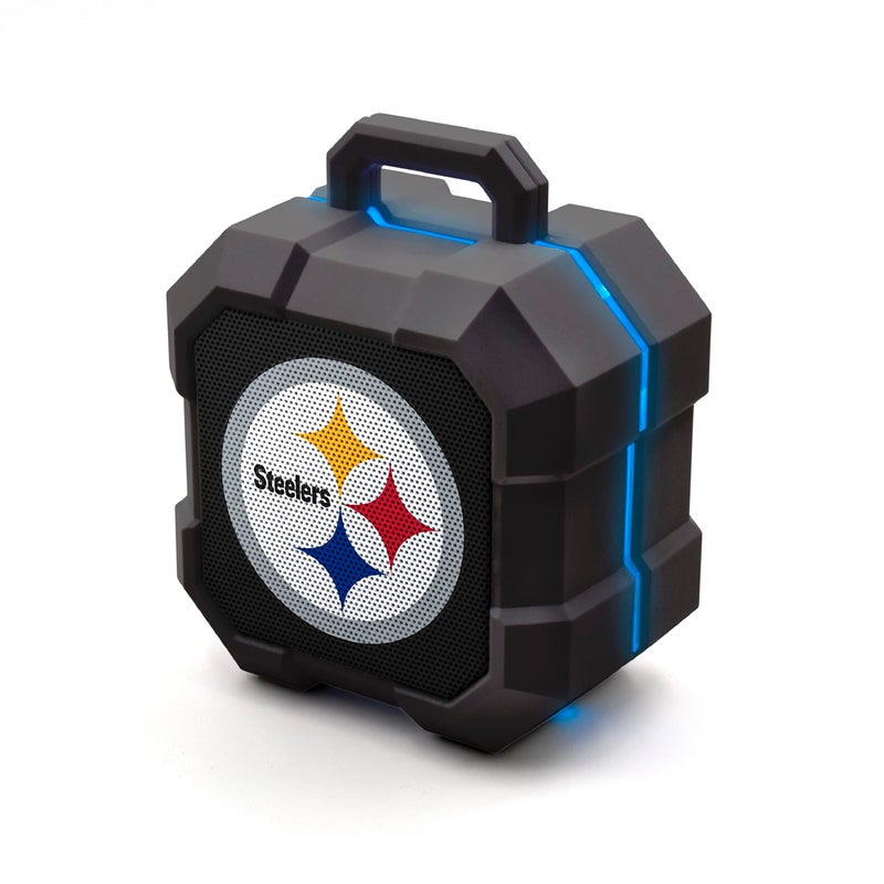 SOAR NFL Shockbox LED Wireless Bluetooth Speaker, Pittsburgh Steelers - Image 1